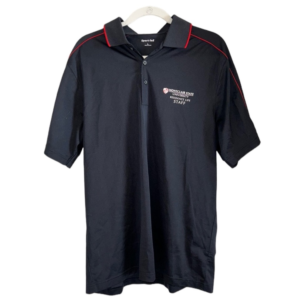 Montclair State University Residence Life Polo Top Men’s Size Large Unisex Shirt